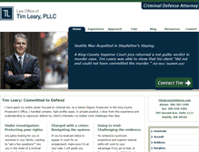 Tablet Screenshot of learydefense.com